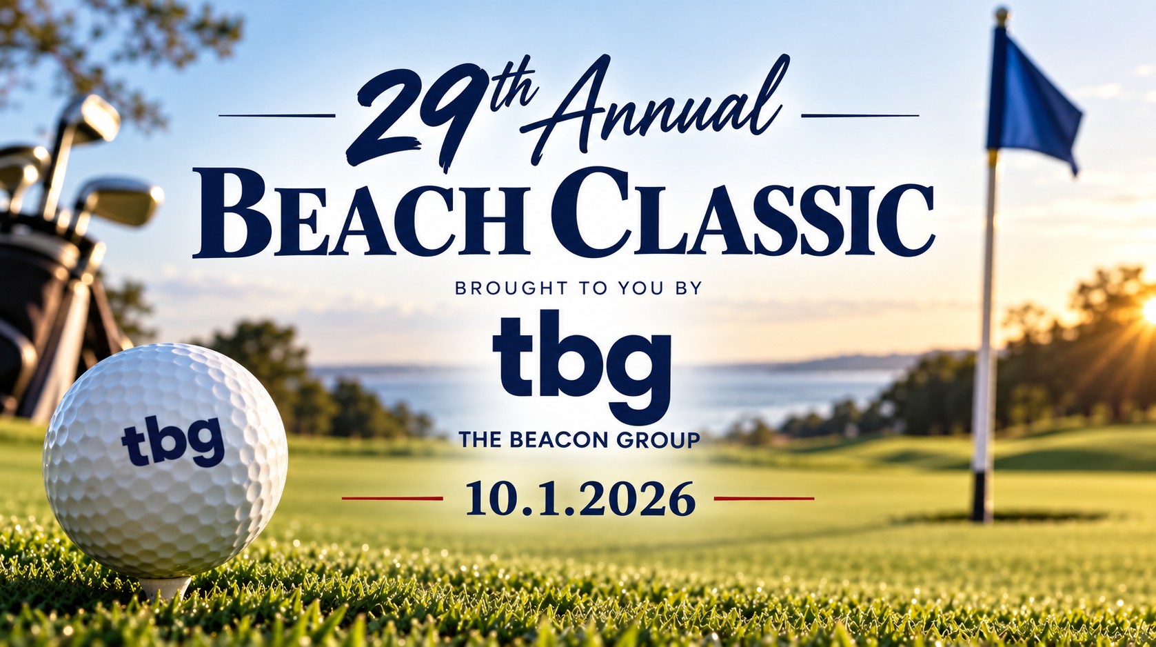 29th Annual TBG Beach Classic, brought to you by TBG The Beacon Group, October 1, 2026